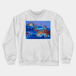 St. Jean Cathedral & Basilica Notre-Dame de Fourvière, Lyon, France Crewneck Sweatshirt